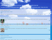 Tablet Screenshot of myfavoritepink.blogspot.com