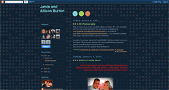 Desktop Screenshot of jamieandallisonburton.blogspot.com