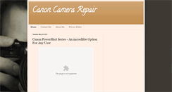 Desktop Screenshot of canon-camerarepair.blogspot.com