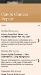 Mobile Screenshot of canon-camerarepair.blogspot.com
