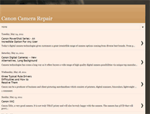 Tablet Screenshot of canon-camerarepair.blogspot.com