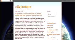 Desktop Screenshot of idleprimate.blogspot.com