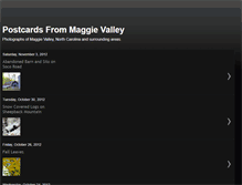 Tablet Screenshot of postcardsfrommaggievalley.blogspot.com