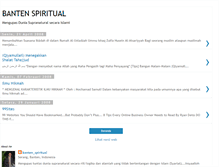 Tablet Screenshot of banten-spritual.blogspot.com