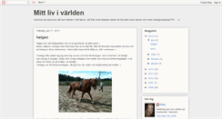 Desktop Screenshot of mittlivivarlden.blogspot.com