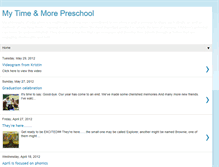 Tablet Screenshot of mytimeandmorepreschool.blogspot.com