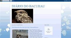 Desktop Screenshot of diariodobacurau.blogspot.com