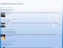 Tablet Screenshot of diariodobacurau.blogspot.com