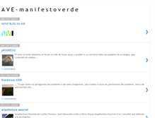 Tablet Screenshot of manifestoverde.blogspot.com