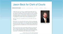 Desktop Screenshot of jasonbeckforclerkofcourts.blogspot.com