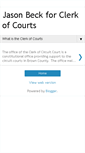 Mobile Screenshot of jasonbeckforclerkofcourts.blogspot.com