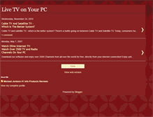 Tablet Screenshot of livetvonyourpcorlaptop.blogspot.com