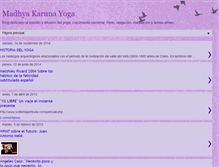 Tablet Screenshot of madhyakarunayoga.blogspot.com