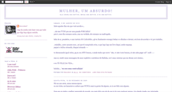 Desktop Screenshot of mulherabsurdo.blogspot.com