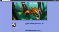 Desktop Screenshot of katgirlstudio.blogspot.com