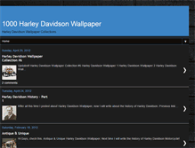Tablet Screenshot of 1000harleydavidsonwallpaper.blogspot.com