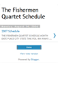 Mobile Screenshot of fishermenschedule.blogspot.com