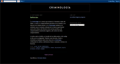 Desktop Screenshot of lacriminologia.blogspot.com