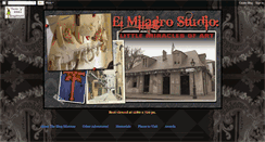 Desktop Screenshot of elmilagrostudio.blogspot.com