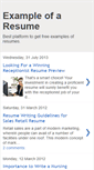 Mobile Screenshot of freeexampleresumes.blogspot.com