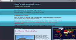 Desktop Screenshot of janetsjaunts.blogspot.com