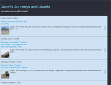 Tablet Screenshot of janetsjaunts.blogspot.com