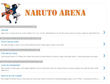 Tablet Screenshot of narutoarenax.blogspot.com