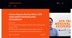 Desktop Screenshot of andrewnugraha.blogspot.com