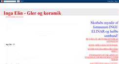 Desktop Screenshot of ingaelinglerogkeramik.blogspot.com