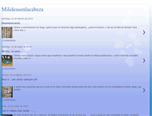 Tablet Screenshot of milideasenlacabeza.blogspot.com