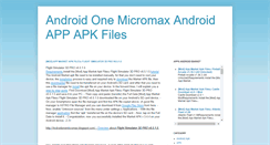 Desktop Screenshot of androidonemicromax.blogspot.com