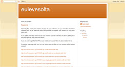 Desktop Screenshot of eulevesolta.blogspot.com