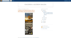 Desktop Screenshot of galeriaalexisbalza.blogspot.com