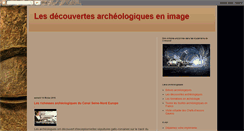 Desktop Screenshot of decouvertes-archeologiques-en-images.blogspot.com