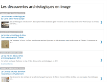 Tablet Screenshot of decouvertes-archeologiques-en-images.blogspot.com