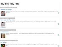 Tablet Screenshot of itsybitsyplayfood.blogspot.com