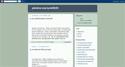 Desktop Screenshot of pienkne-murzynki8650.blogspot.com