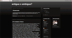 Desktop Screenshot of antiguaoambigua.blogspot.com