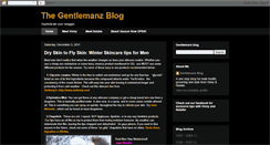 Desktop Screenshot of gentlemanzblog.blogspot.com