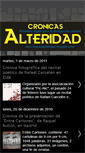 Mobile Screenshot of cronicasalteridad.blogspot.com