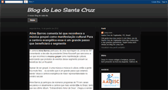 Desktop Screenshot of blogdoleosantacruz.blogspot.com