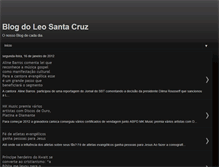 Tablet Screenshot of blogdoleosantacruz.blogspot.com