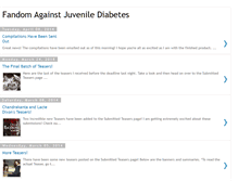 Tablet Screenshot of fandomajuvdiabetes.blogspot.com