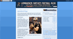 Desktop Screenshot of fantasy-lionbacker.blogspot.com