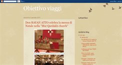 Desktop Screenshot of obiettivoviaggi.blogspot.com