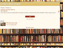 Tablet Screenshot of gouldsbookarcade.blogspot.com