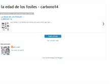 Tablet Screenshot of edaddelosfosilecarbono14.blogspot.com