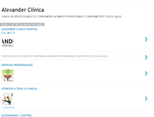 Tablet Screenshot of alexanderclinica.blogspot.com