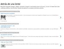 Tablet Screenshot of detrasdeunalente.blogspot.com