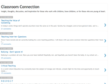 Tablet Screenshot of classroomconnection.blogspot.com